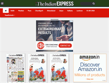 Tablet Screenshot of epaper.indianexpress.com