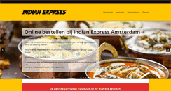 Desktop Screenshot of bestellen.indianexpress.nl